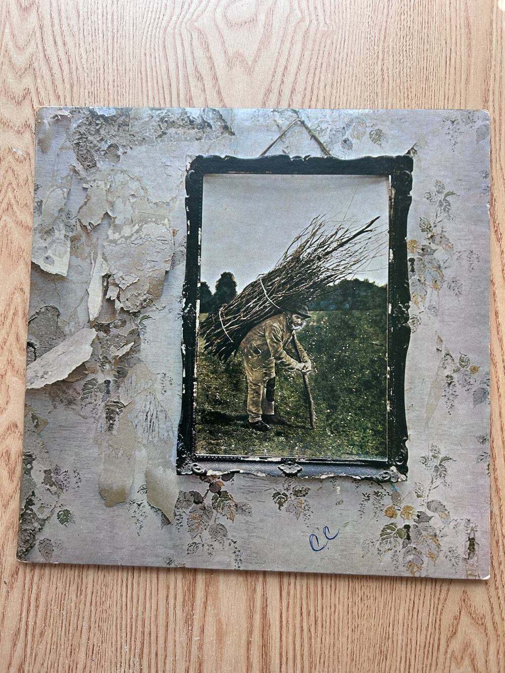 Vintage Collectible Led Zeppelin IV 1 Vinyl Record